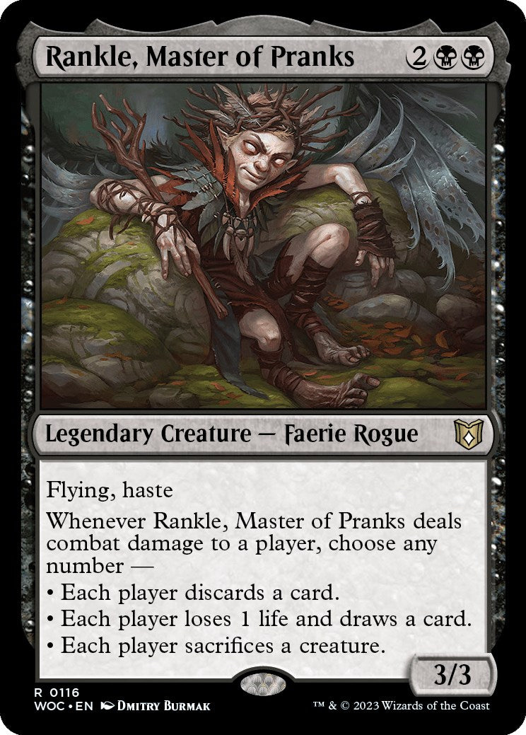 Rankle, Master of Pranks [Wilds of Eldraine Commander] | Odin's Place