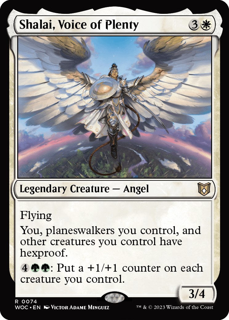 Shalai, Voice of Plenty [Wilds of Eldraine Commander] | Odin's Place