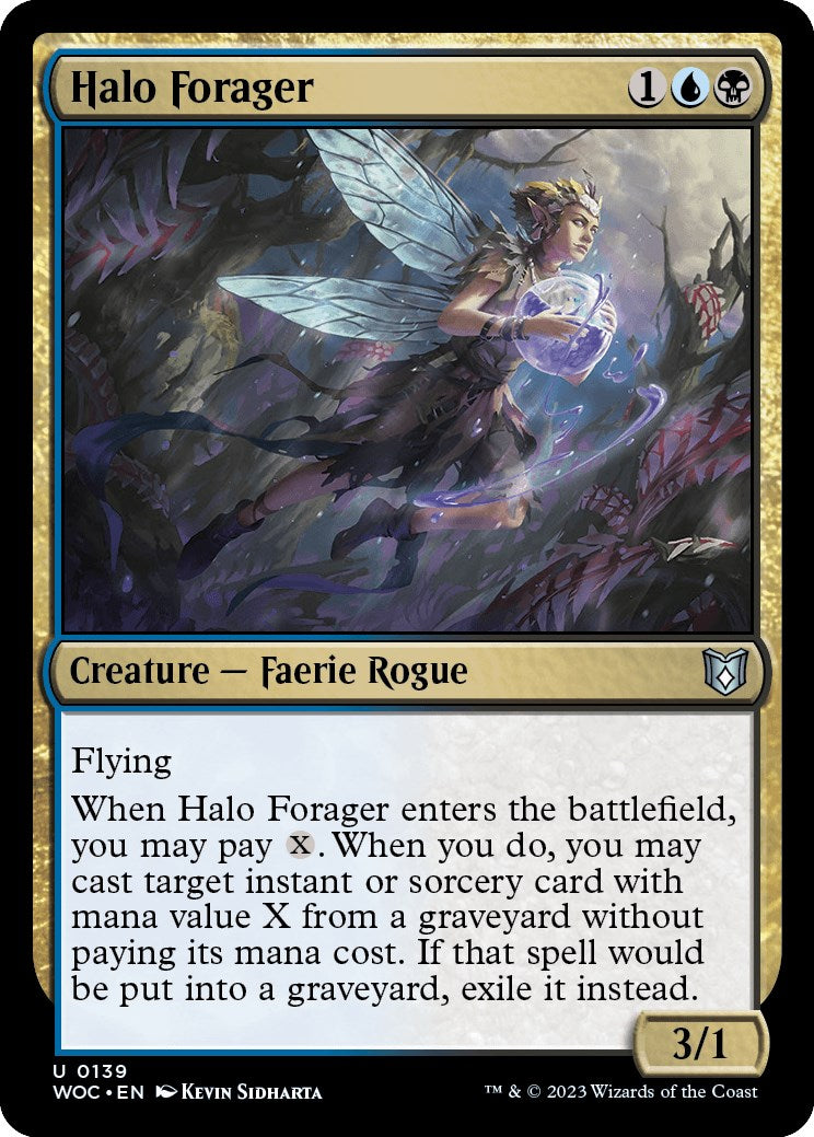 Halo Forager [Wilds of Eldraine Commander] | Odin's Place