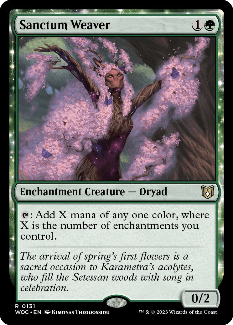 Sanctum Weaver [Wilds of Eldraine Commander] | Odin's Place