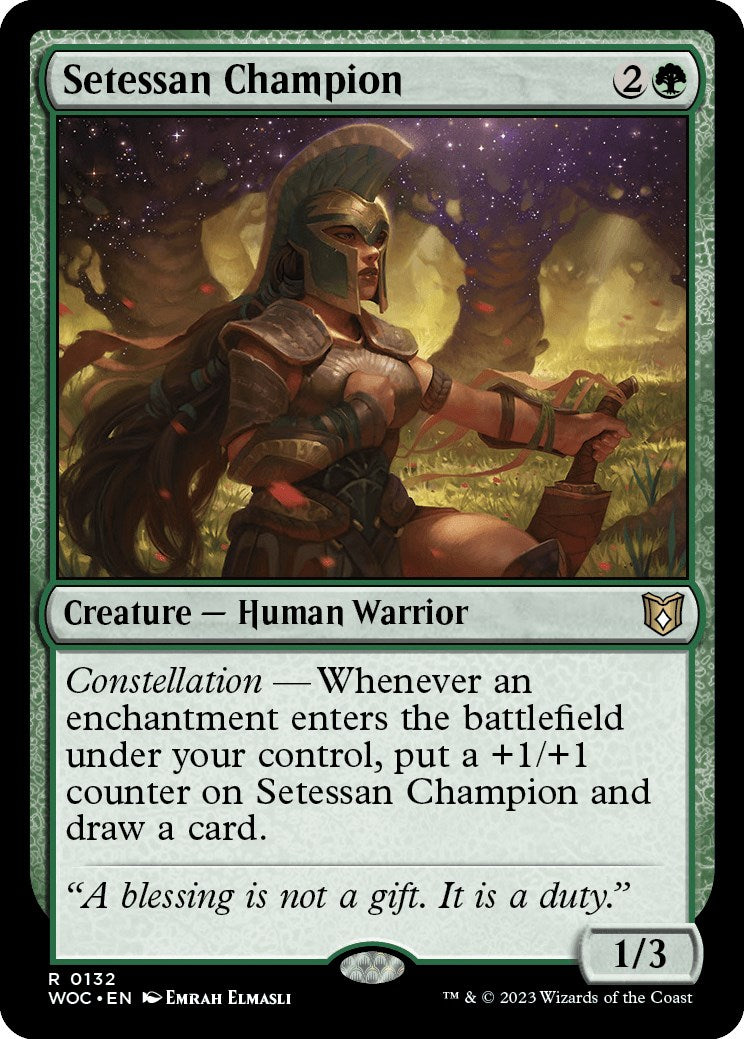 Setessan Champion [Wilds of Eldraine Commander] | Odin's Place