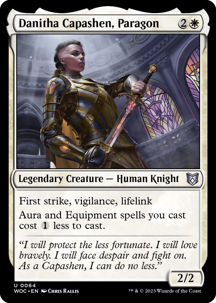Danitha Capashen, Paragon [Wilds of Eldraine Commander] | Odin's Place