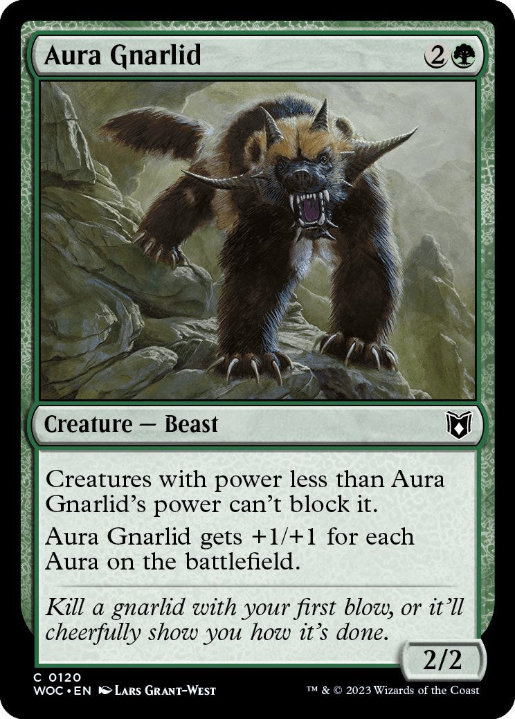 Aura Gnarlid [Wilds of Eldraine Commander] | Odin's Place