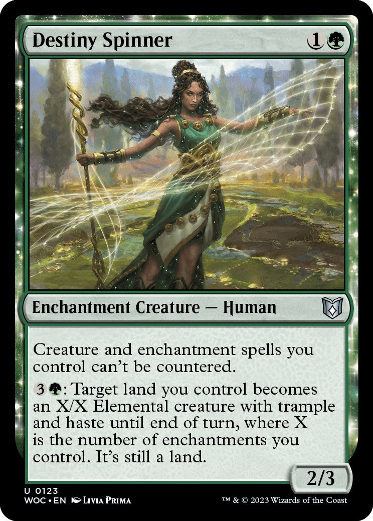 Destiny Spinner [Wilds of Eldraine Commander] | Odin's Place