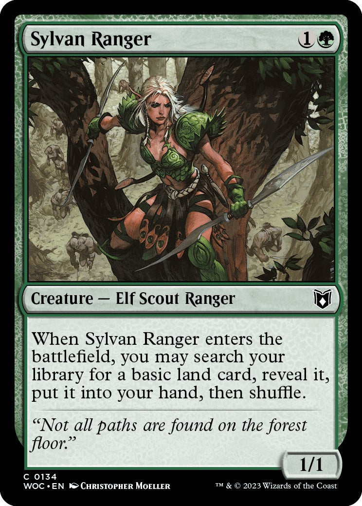 Sylvan Ranger [Wilds of Eldraine Commander] | Odin's Place