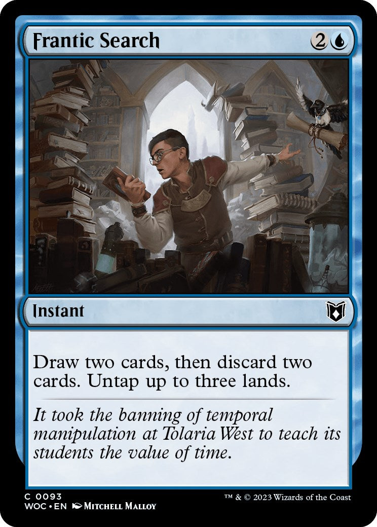 Frantic Search [Wilds of Eldraine Commander] | Odin's Place