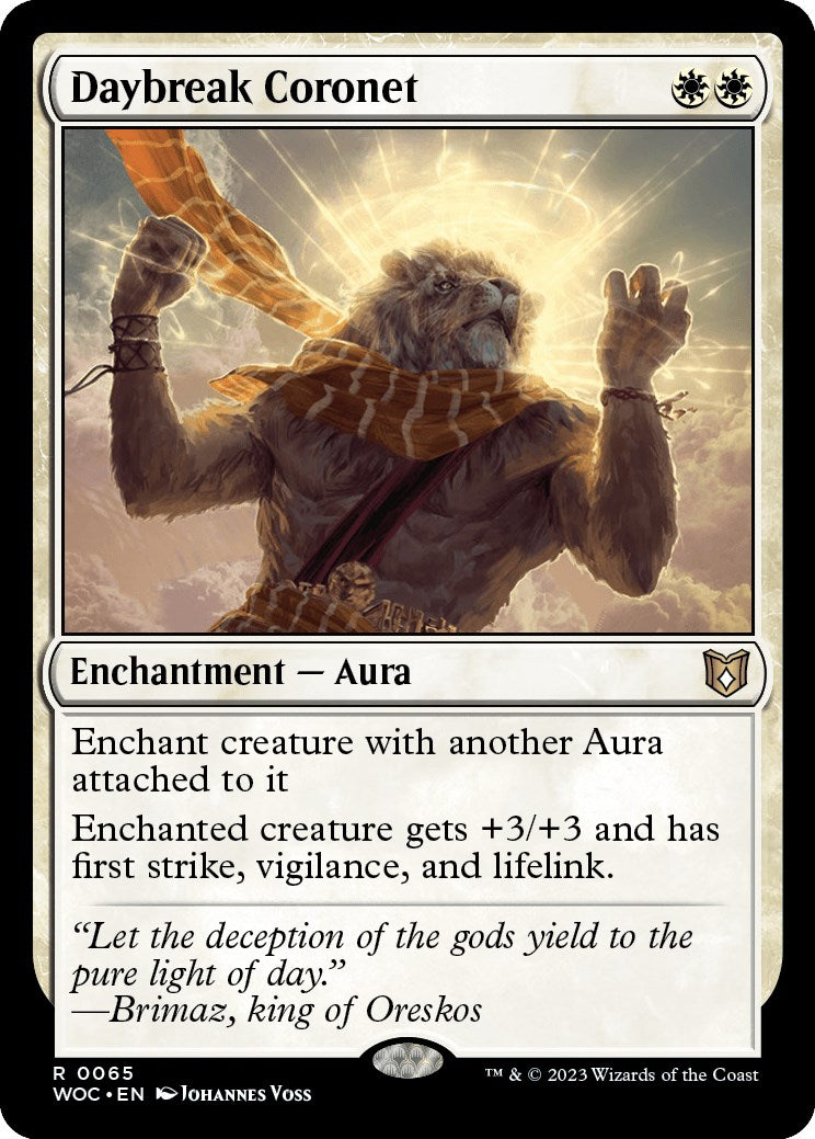 Daybreak Coronet [Wilds of Eldraine Commander] | Odin's Place