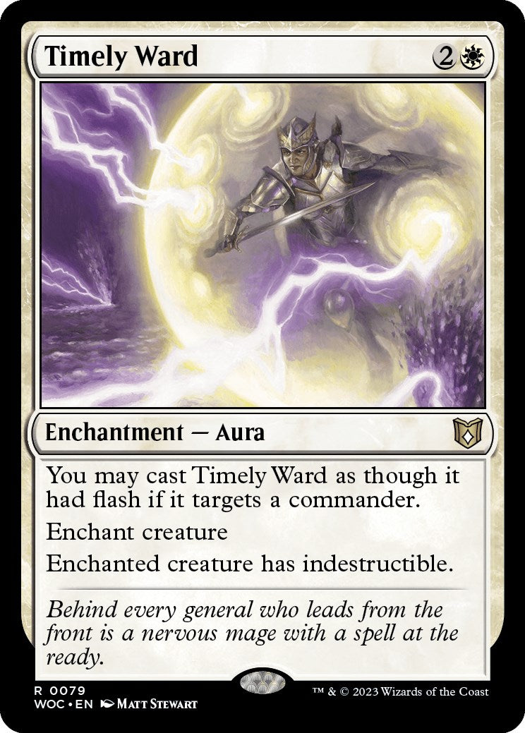 Timely Ward [Wilds of Eldraine Commander] | Odin's Place