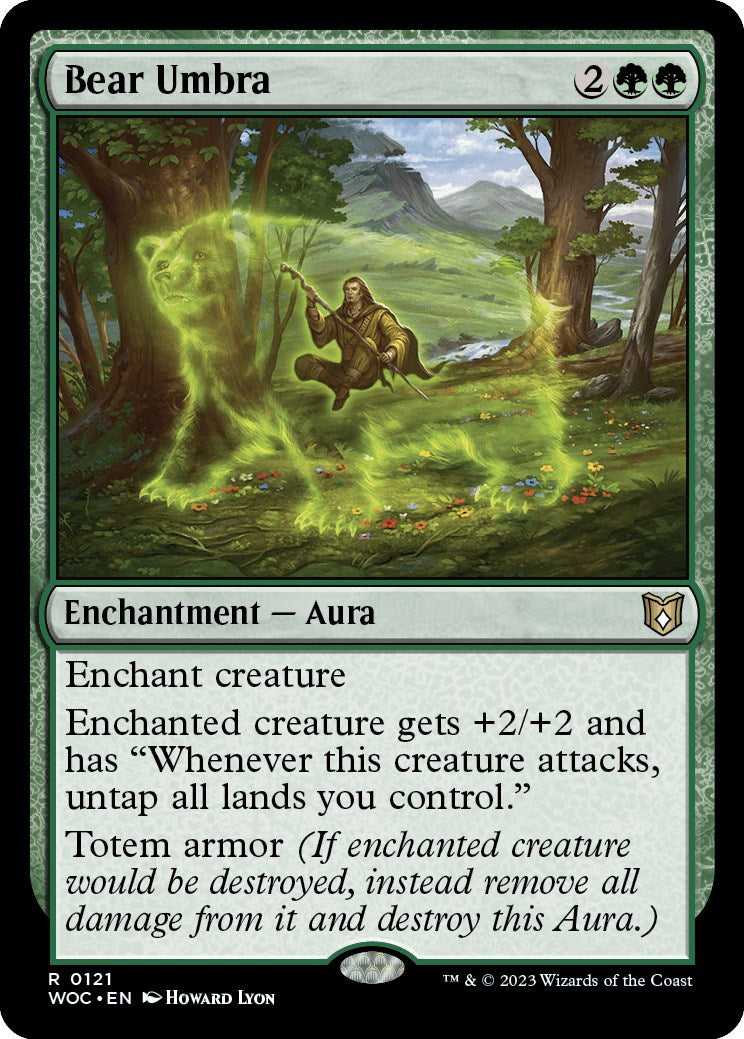 Bear Umbra [Wilds of Eldraine Commander] | Odin's Place
