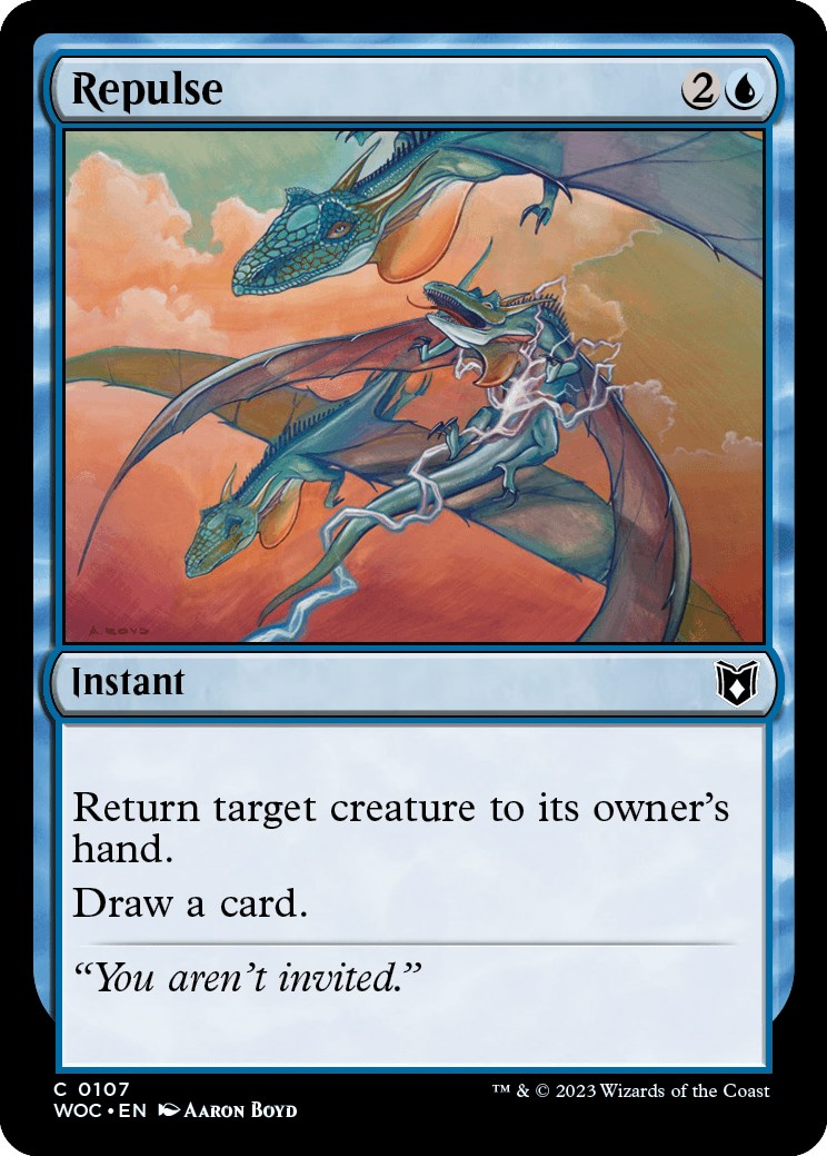 Repulse [Wilds of Eldraine Commander] | Odin's Place