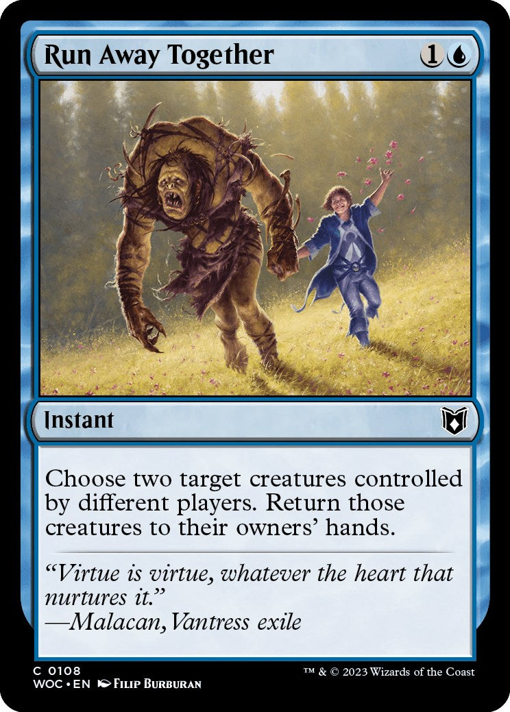 Run Away Together [Wilds of Eldraine Commander] | Odin's Place