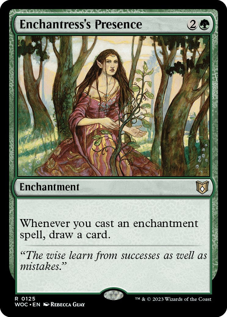 Enchantress's Presence [Wilds of Eldraine Commander] | Odin's Place