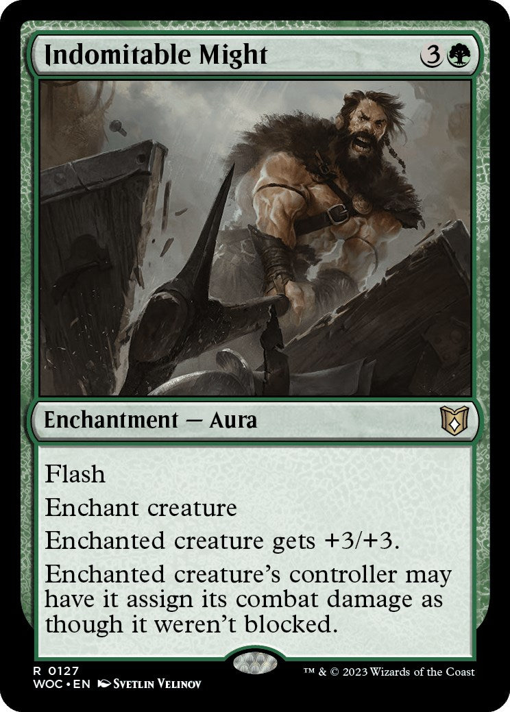 Indomitable Might [Wilds of Eldraine Commander] | Odin's Place