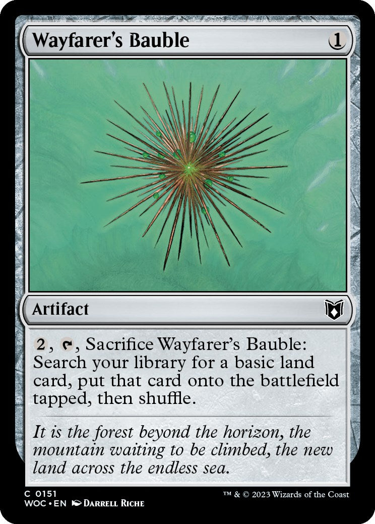 Wayfarer's Bauble [Wilds of Eldraine Commander] | Odin's Place