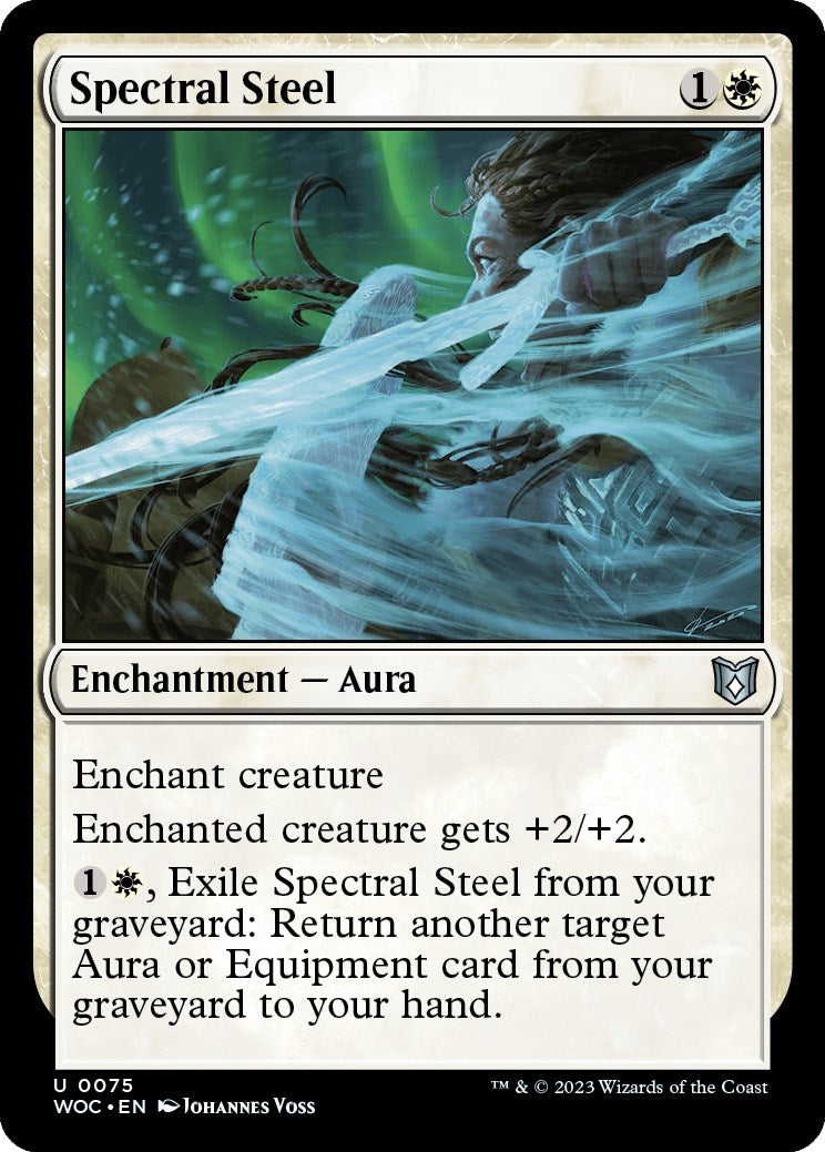 Spectral Steel [Wilds of Eldraine Commander] | Odin's Place