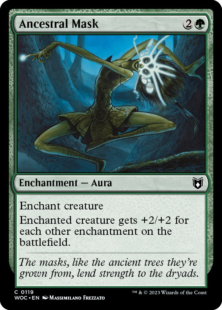 Ancestral Mask [Wilds of Eldraine Commander] | Odin's Place