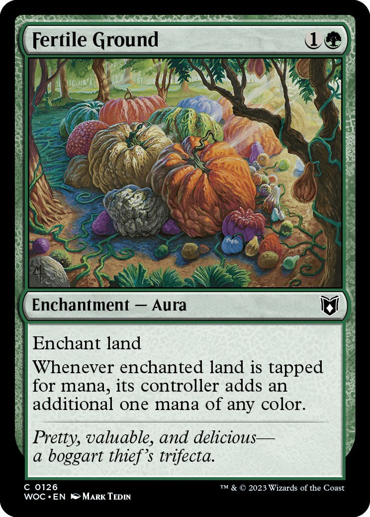 Fertile Ground [Wilds of Eldraine Commander] | Odin's Place