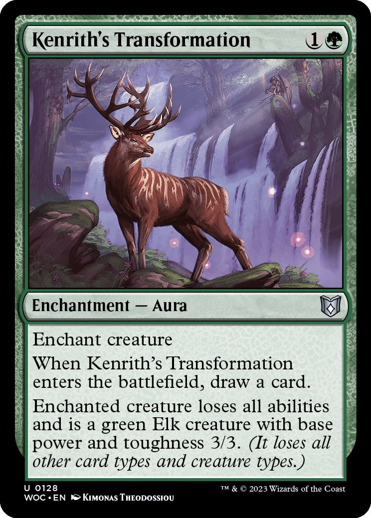 Kenrith's Transformation [Wilds of Eldraine Commander] | Odin's Place