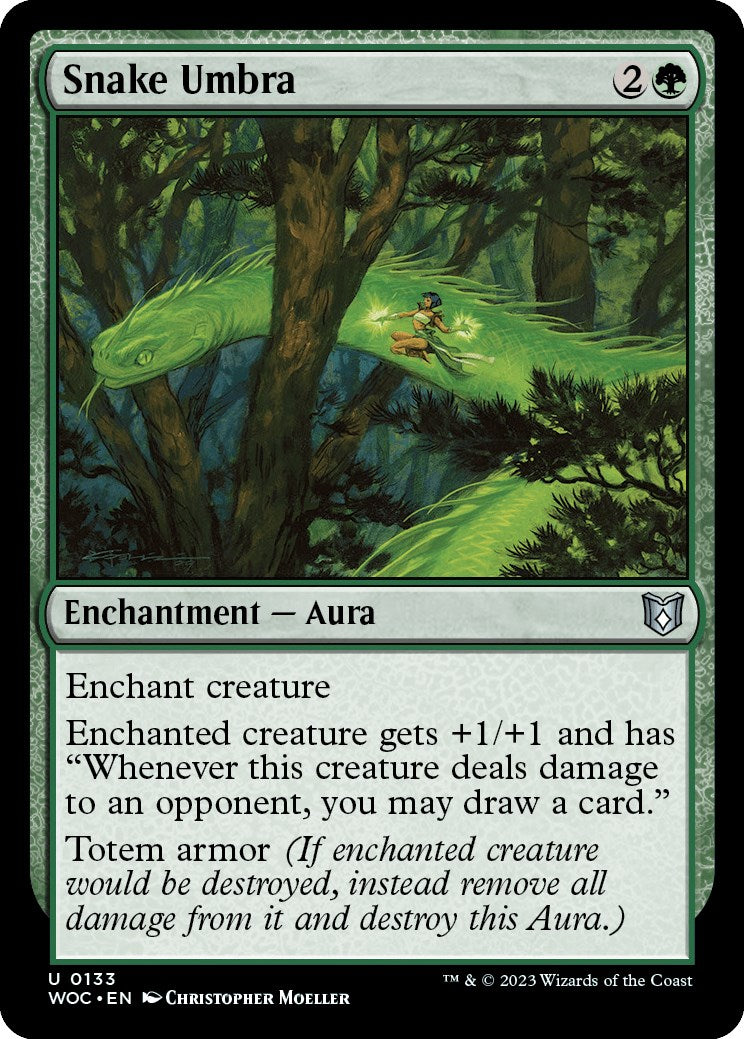 Snake Umbra [Wilds of Eldraine Commander] | Odin's Place