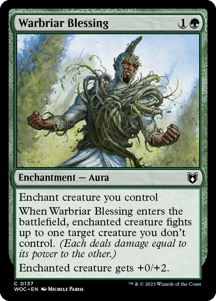 Warbriar Blessing [Wilds of Eldraine Commander] | Odin's Place