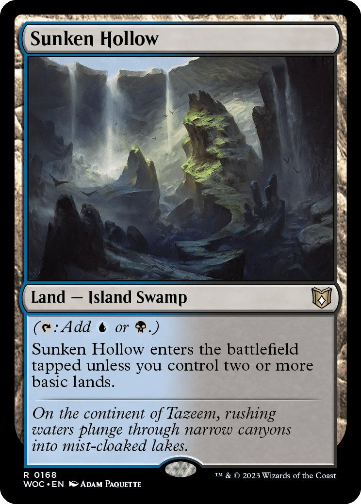 Sunken Hollow [Wilds of Eldraine Commander] | Odin's Place