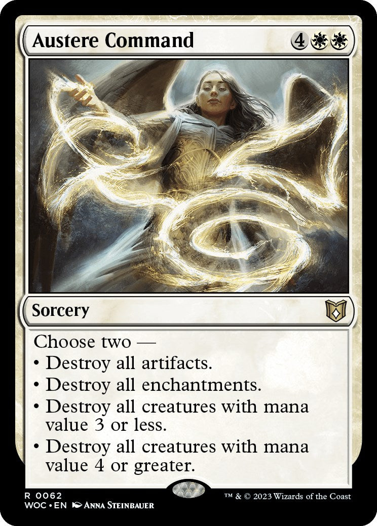 Austere Command [Wilds of Eldraine Commander] | Odin's Place