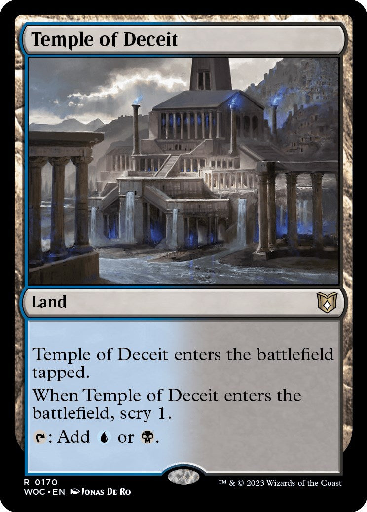 Temple of Deceit [Wilds of Eldraine Commander] | Odin's Place