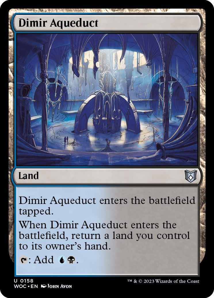 Dimir Aqueduct [Wilds of Eldraine Commander] | Odin's Place