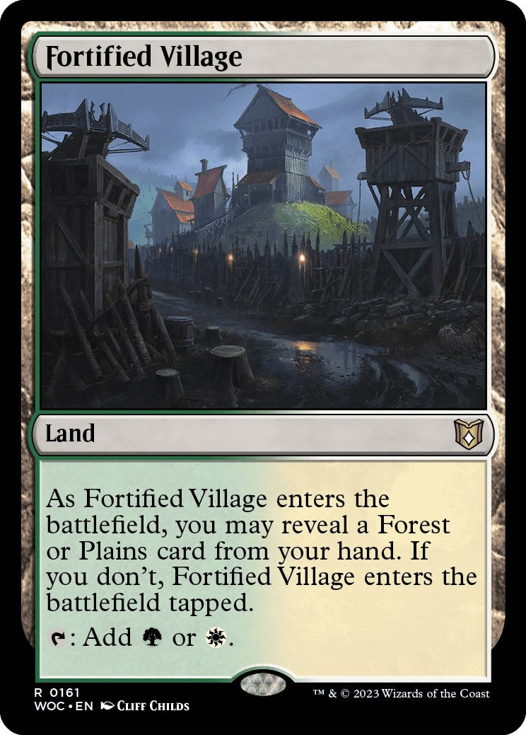 Fortified Village [Wilds of Eldraine Commander] | Odin's Place