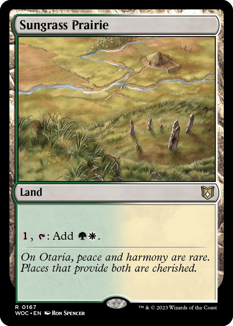 Sungrass Prairie [Wilds of Eldraine Commander] | Odin's Place