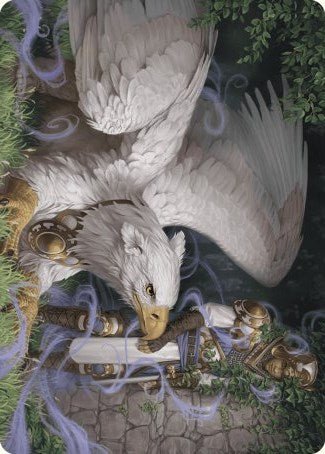 Dutiful Griffin Art Card [Wilds of Eldraine Art Series] | Odin's Place
