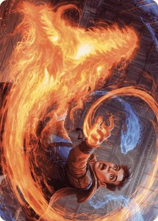 Frantic Firebolt Art Card [Wilds of Eldraine Art Series] | Odin's Place