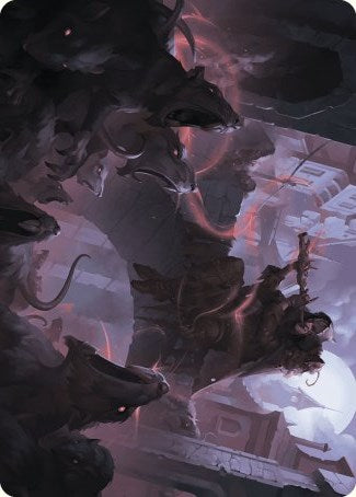 Gnawing Crescendo Art Card [Wilds of Eldraine Art Series] | Odin's Place