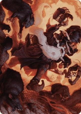 Tattered Ratter Art Card [Wilds of Eldraine Art Series] | Odin's Place