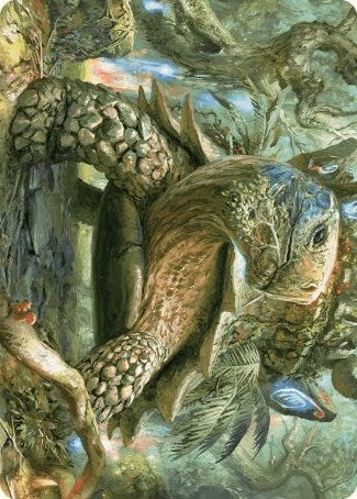 Blossoming Tortoise Art Card [Wilds of Eldraine Art Series] | Odin's Place