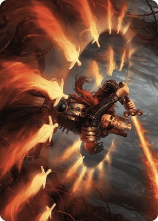 Heartflame Duelist Art Card [Wilds of Eldraine Art Series] | Odin's Place