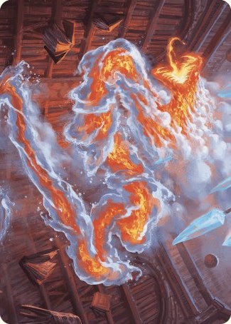 Scalding Viper Art Card [Wilds of Eldraine Art Series] | Odin's Place