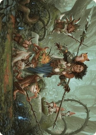 Ellivere of the Wild Court Art Card [Wilds of Eldraine Art Series] | Odin's Place