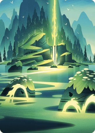 Leyline of Abundance Art Card [Wilds of Eldraine Art Series] | Odin's Place