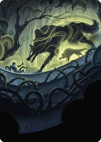 Unnatural Growth Art Card [Wilds of Eldraine Art Series] | Odin's Place