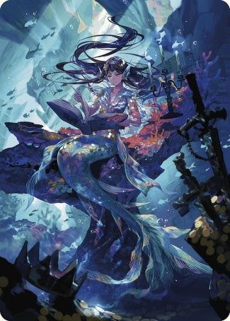 Rhystic Study Art Card [Wilds of Eldraine Art Series] | Odin's Place
