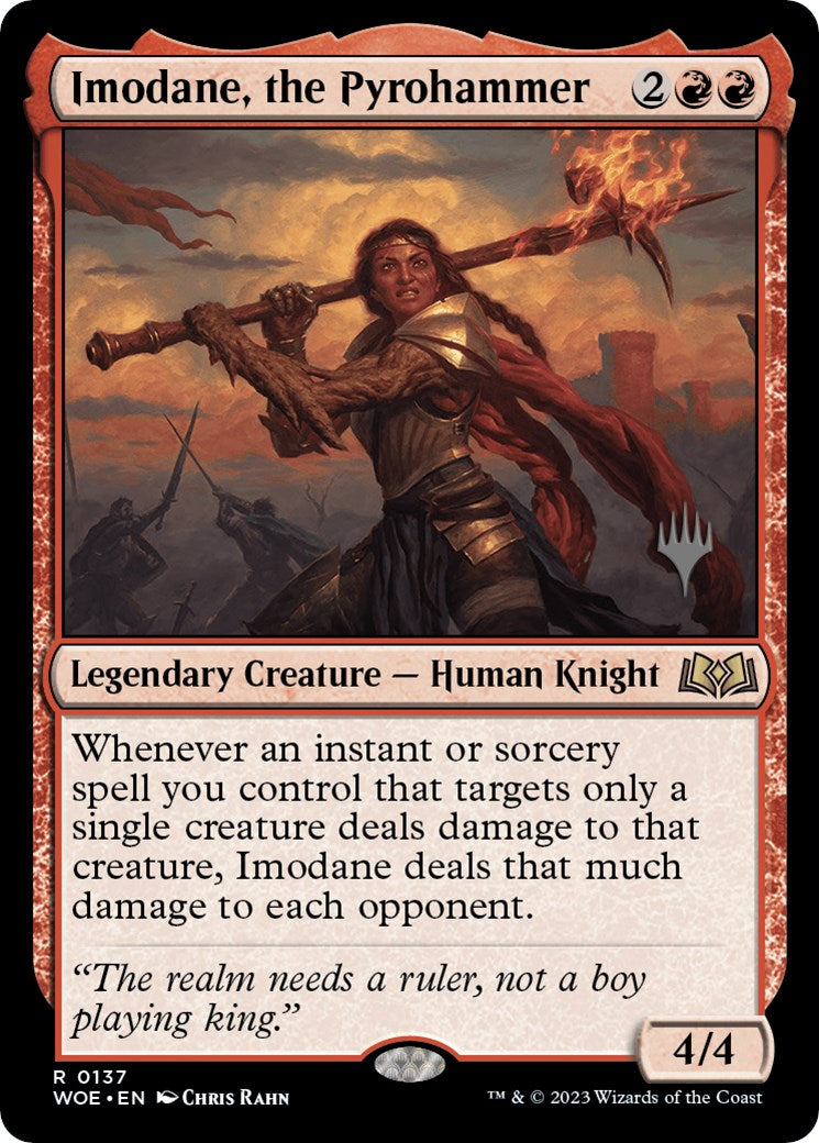 Imodane, the Pyrohammer (Promo Pack) [Wilds of Eldraine Promos] | Odin's Place