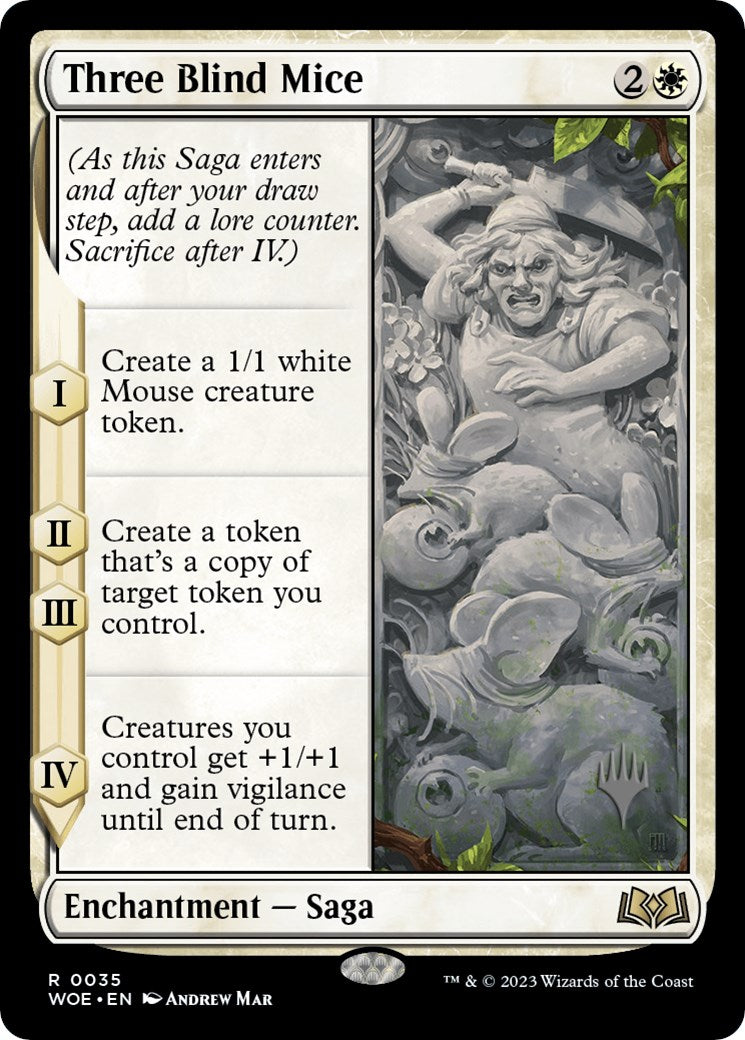 Three Blind Mice (Promo Pack) [Wilds of Eldraine Promos] | Odin's Place