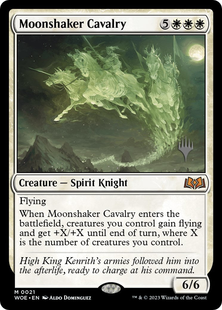 Moonshaker Cavalry (Promo Pack) [Wilds of Eldraine Promos] | Odin's Place