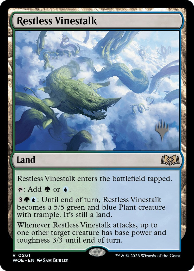 Restless Vinestalk (Promo Pack) [Wilds of Eldraine Promos] | Odin's Place