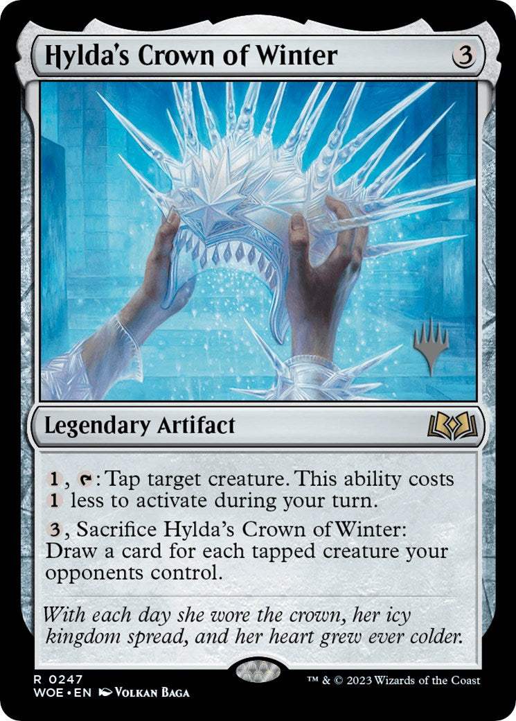 Hylda's Crown of Winter (Promo Pack) [Wilds of Eldraine Promos] | Odin's Place