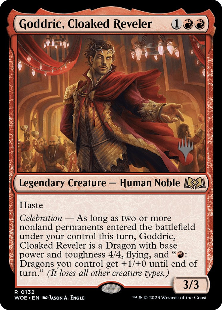 Goddric, Cloaked Reveler (Promo Pack) [Wilds of Eldraine Promos] | Odin's Place