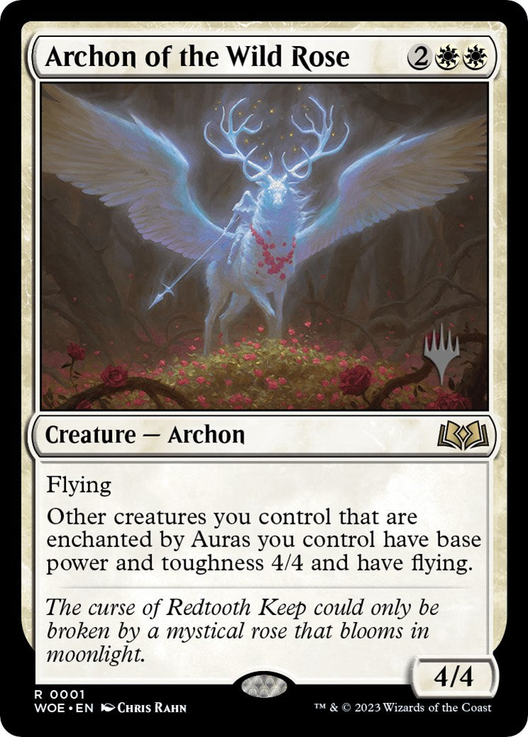 Archon of the Wild Rose (Promo Pack) [Wilds of Eldraine Promos] | Odin's Place