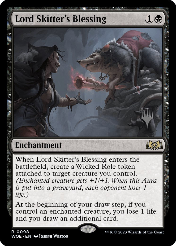 Lord Skitter's Blessing (Promo Pack) [Wilds of Eldraine Promos] | Odin's Place