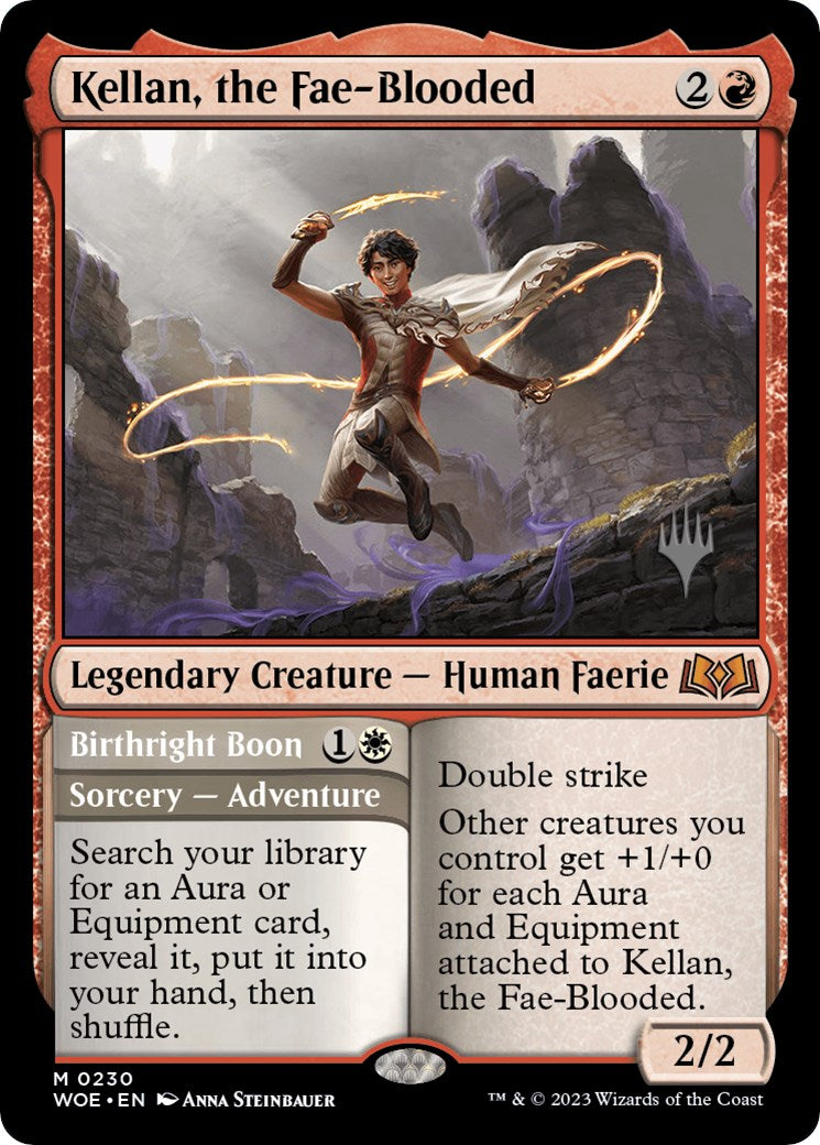 Kellan, the Fae-Blooded (Promo Pack) [Wilds of Eldraine Promos] | Odin's Place